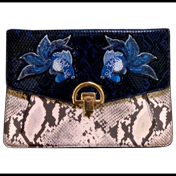 Mango snake print fish handbag - Picture 4 of 17